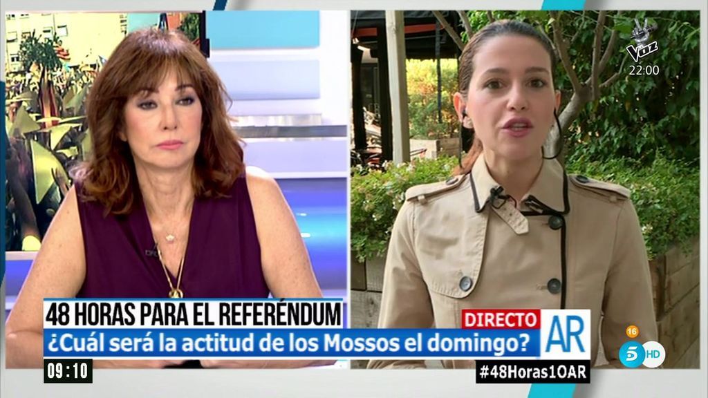 Inés Arrimadas: "Los Mossos no son una guardia pretoriana, tienen que cumplir las leyes"