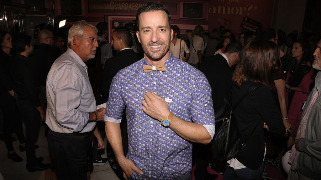 Pablo Puyol a su llegada al Teatro Coliseum