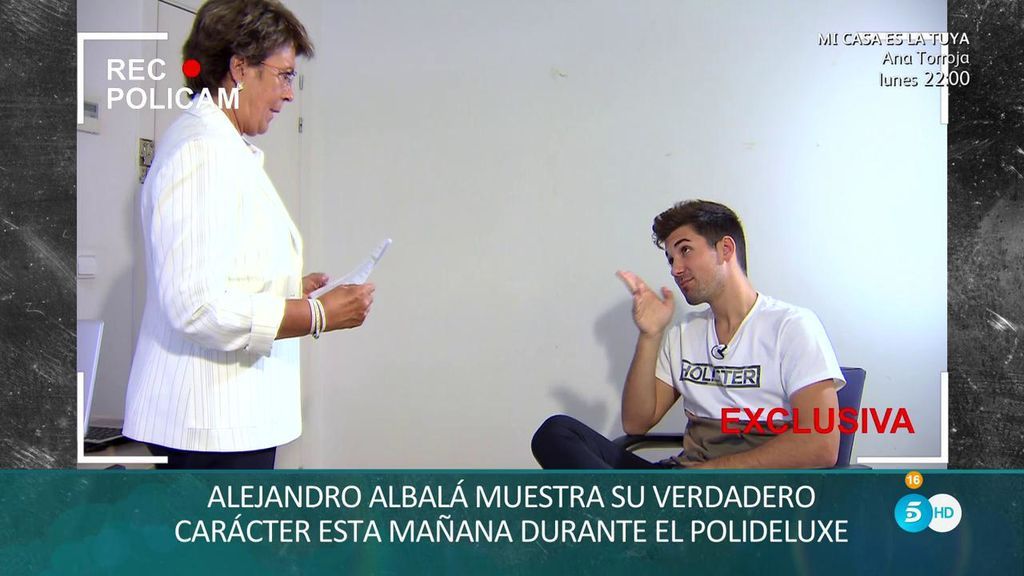 El fuerte carácter de Alejandro Albalá sale a relucir antes de su ‘polideluxe’
