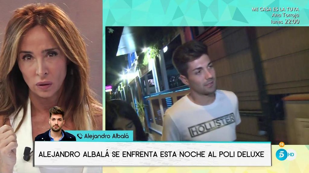 Alejandro Albalá contesta a la primera pregunta del 'Poli Deluxe': "¿Has dejado embarazada a Chabelita?"