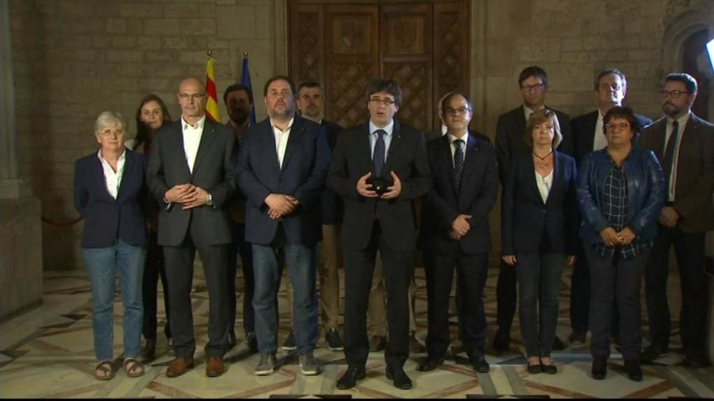 Puigdemont: “Nos hemos ganado el derecho a tener un estado independiente”