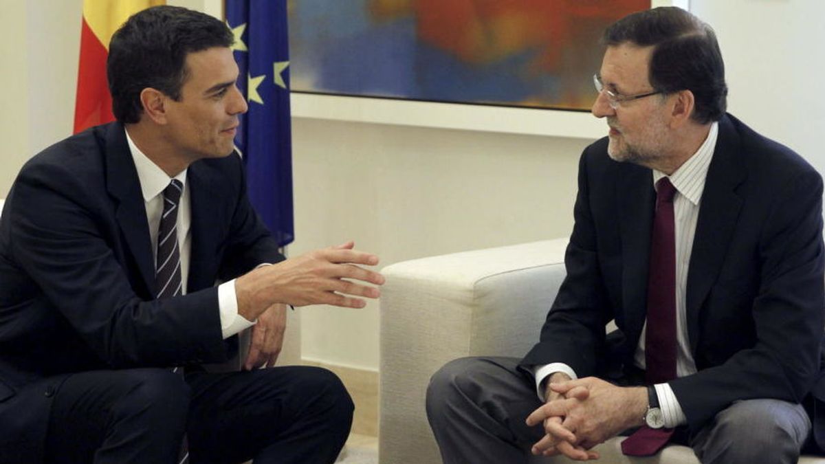 Rajoy se reúne en Moncloa con Sánchez y Rivera para analizar la situación en Cataluña