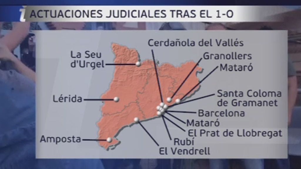Cruce de denuncias tras un convulso 1-O en Cataluña