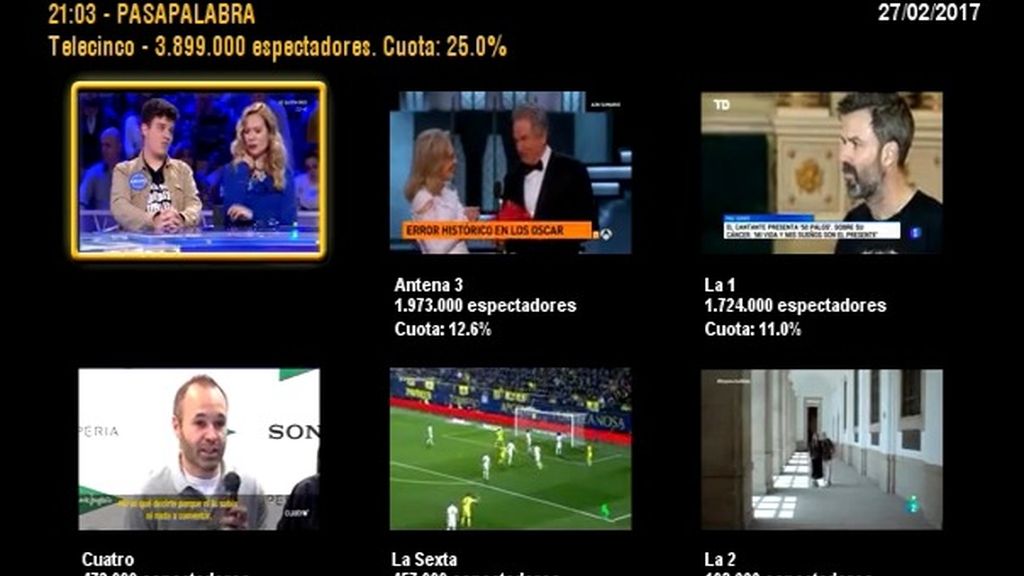 Minuto de oro del 27/02/2017