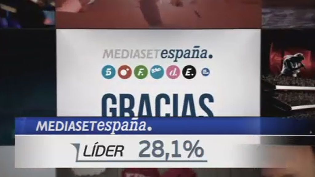 Mediaset anota una nueva victoria en audiencias
