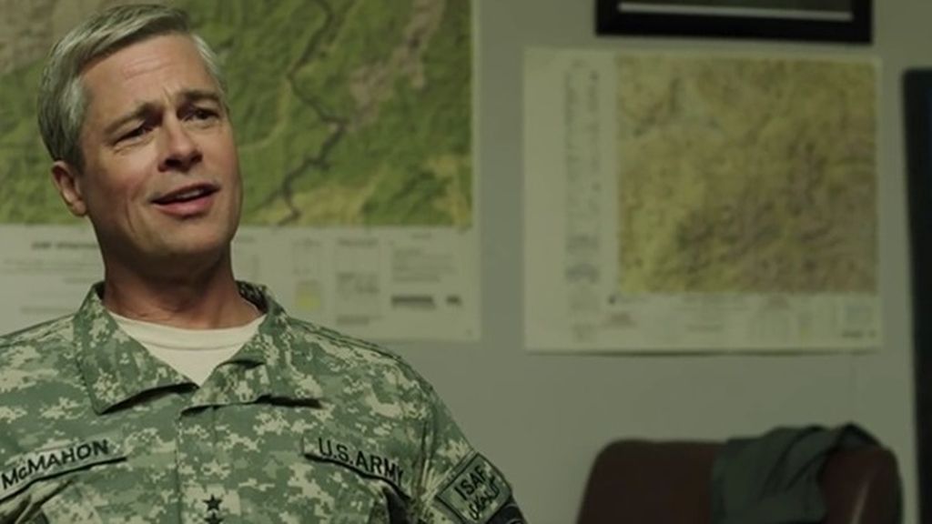 Brad Pitt, un disparatado líder militar de la OTAN tras el 11S en 'Máquina de guerra'