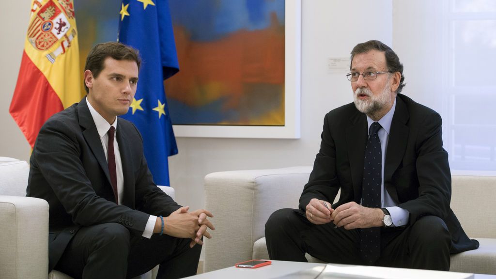 Mariano Rajoy se reúne con Albert Rivera para tratar el 1-O