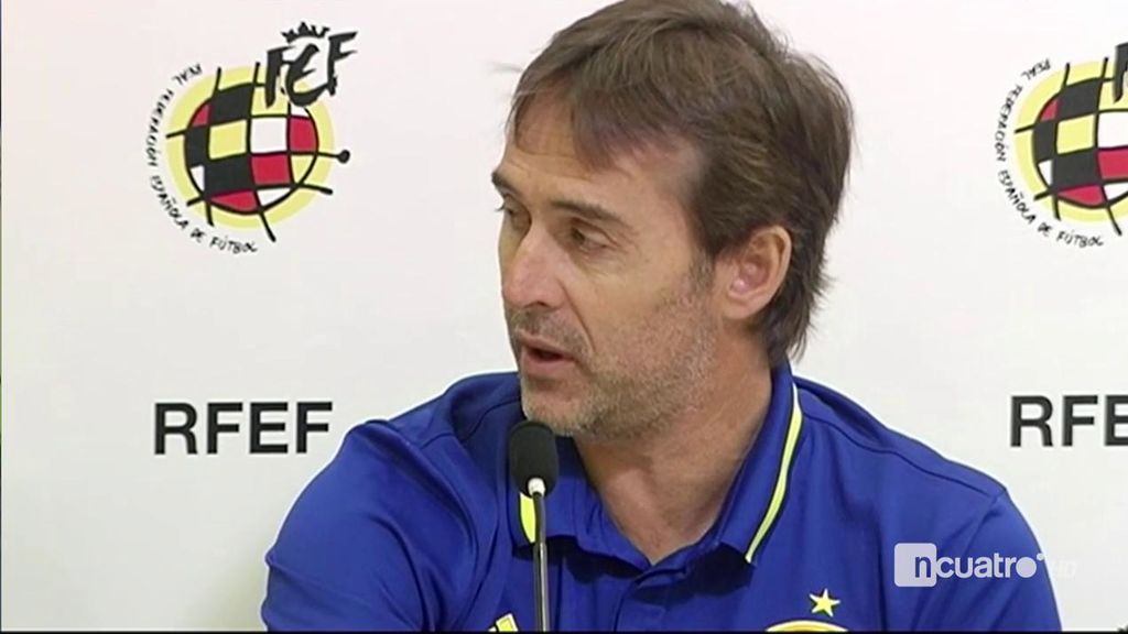 Lopetegui pide calma en la concentración de La Roja: “El deporte tiene muchas cosas para unir” Lopetegui pide calma en la concentración de La Roja: “El deporte tiene muchas cosas para unir”