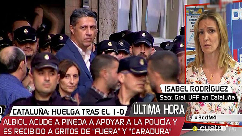 I. Rodríguez, ante la situación de la policía en Cataluña: "Estamos ante un asedio"