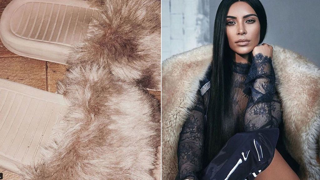 Kardashian tiene las  'furry sandals' del otoño: ¿te interesan en su versión 'super low cost'?