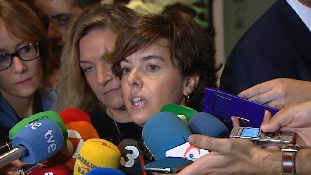 Sáenz de Santamaría: “Quieren hacer de Cataluña un lugar sin ley y eso no se puede permitir"