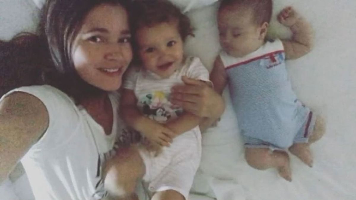 Malena Costa y el emotivo vídeo con  sus dos pequeños: "Echando de menos a papà"