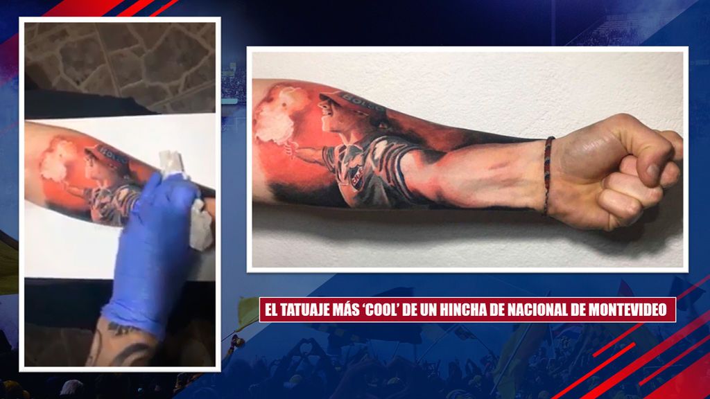 ¡De museo! El mejor tatuaje futbolero existe y es el de este hincha uruguayo de Nacional