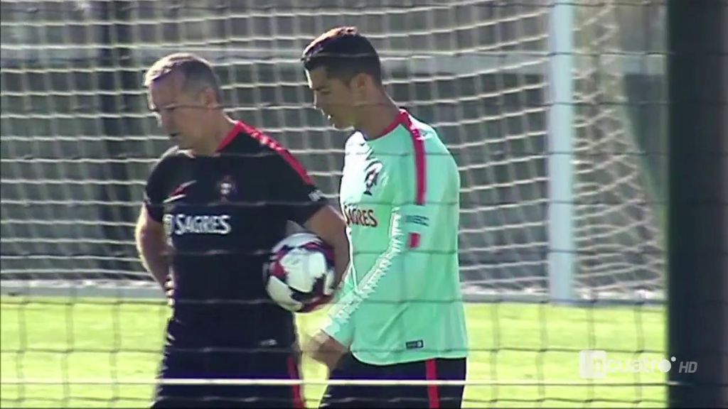 Cristiano, aislado y muy pensativo: CR7 se entrena al margen por molestias Cristiano, aislado y muy pensativo: CR7 se entrena al margen por molestias