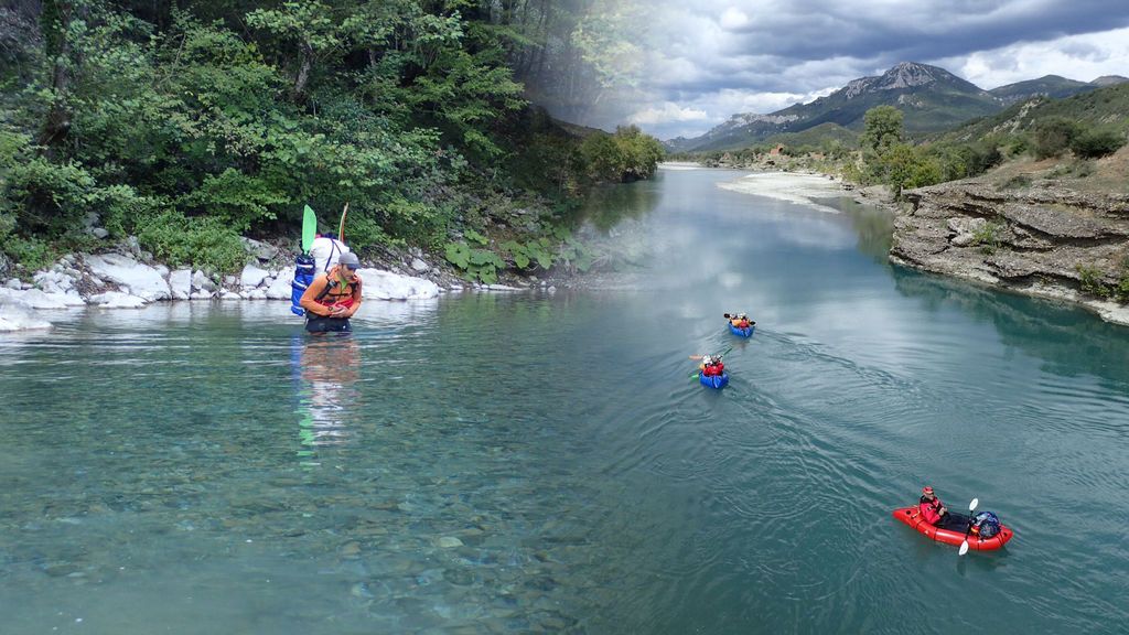 Y, al fin, el Vjosa: aguas azules cristalinas y pura naturaleza intacta en medio de Albania