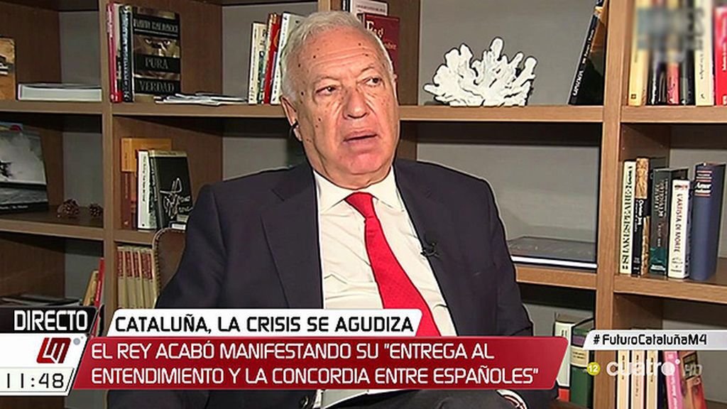 Margallo: "Estamos ante un golpe de Estado televisado a cámara lenta"