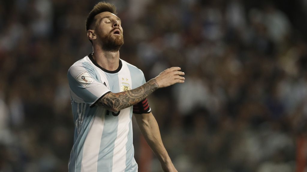 La desolación de Messi tras empatar ante Perú y complicarse el Mundial