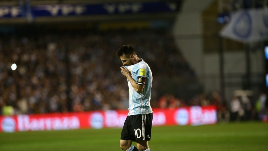 La desolación de Messi tras empatar ante Perú y complicarse el Mundial