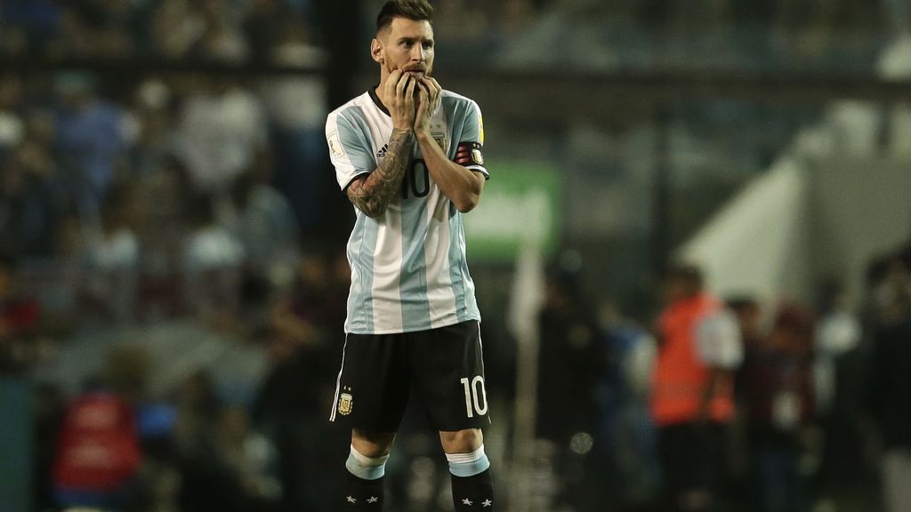 La desolación de Messi tras empatar ante Perú y complicarse el Mundial