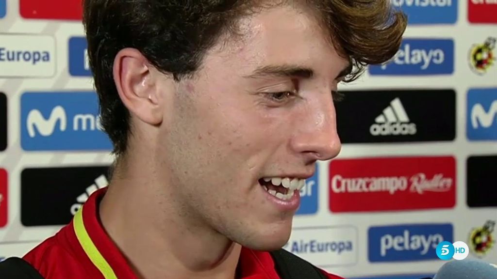 Odriozola al saber que era titular con España: “Se me ha acelerado el corazón” Odriozola al saber que era titular con España: “Se me ha acelerado el corazón”