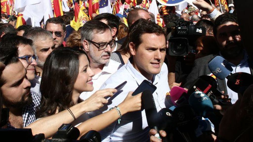 Albert Rivera, sobre los miembros del Govern: "Pasarán a la historia por unir a España"