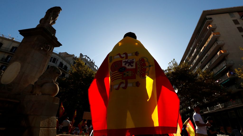 La manifestación ha sido convocada por Sociedad Civil Catalana