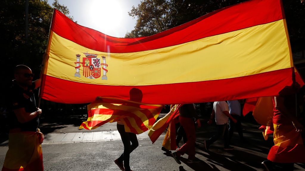 La manifestación ha sido convocada por Sociedad Civil Catalana