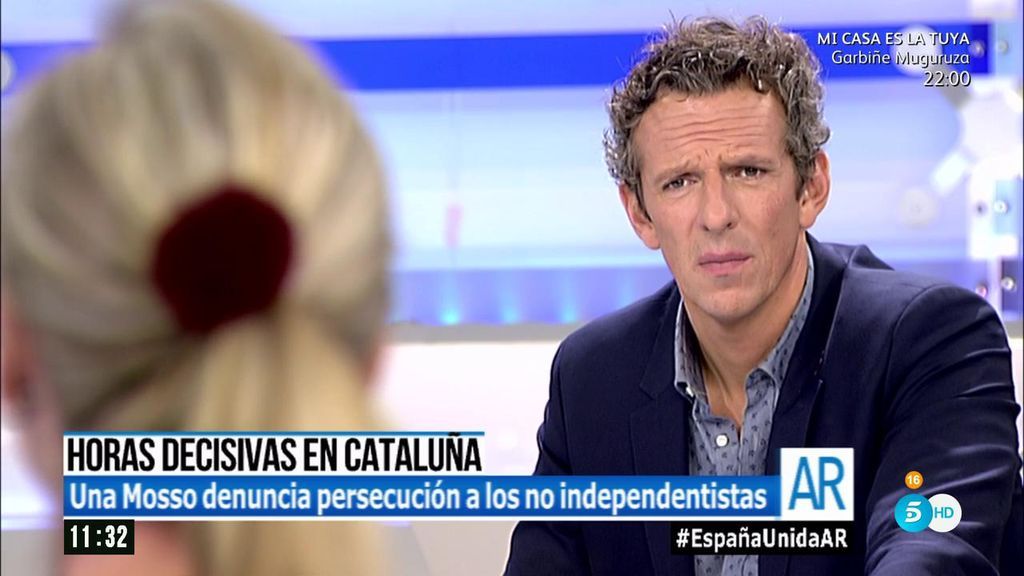 Una Mosso denuncia persecución a los no independentistas: "Me proponen una sanción de siete meses"
