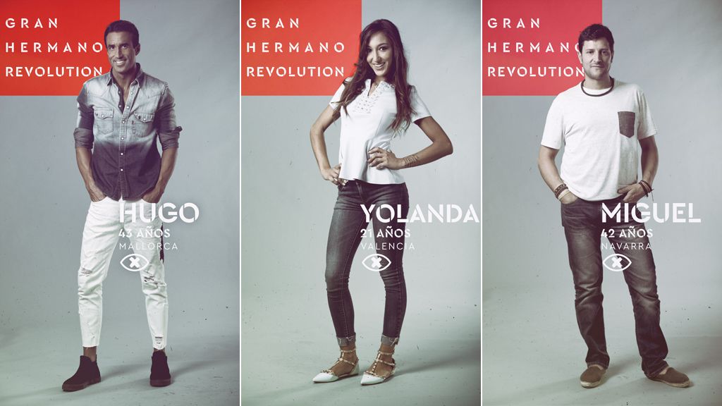 Hugo, Yolanda y Miguel, nominados en la cuarta gala de 'Gran hermano revolution'