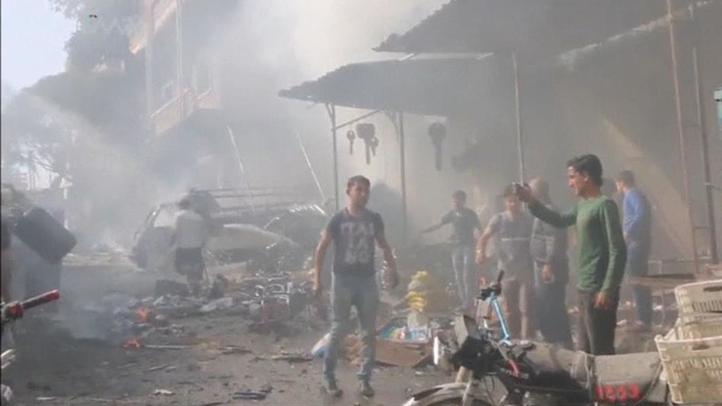Varias bombas sobre un mercado dejan 11 muertos en el noroeste de Siria