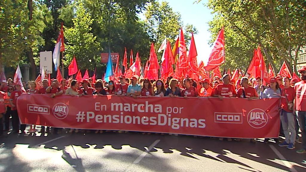 Manifestación para reclamar "pensiones dignas"