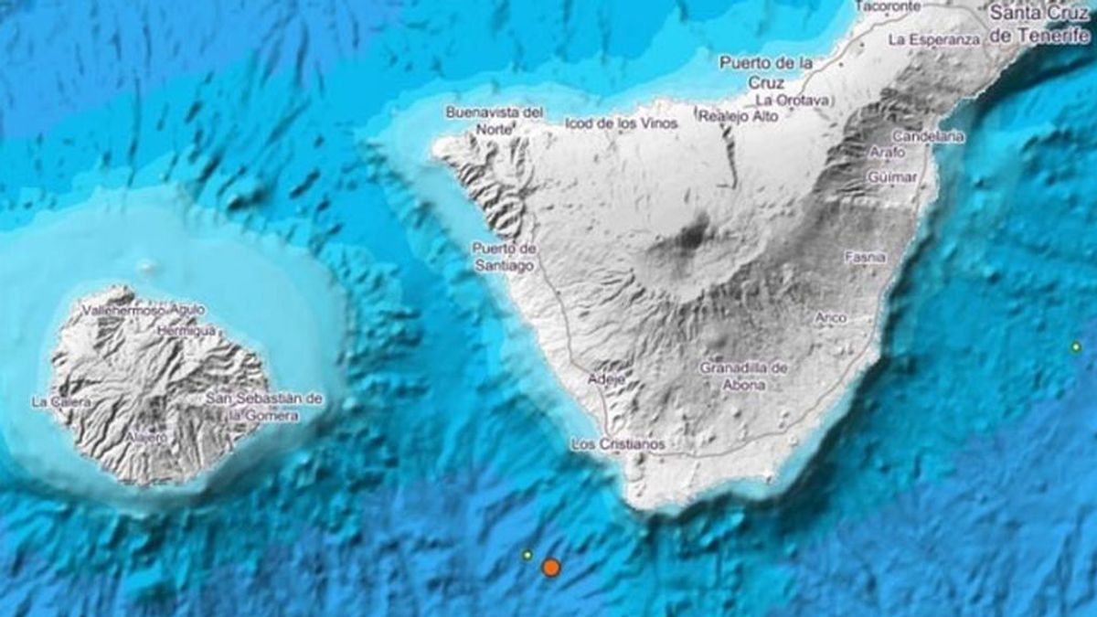 Un terremoto de magnitud 4 sacude Tenerife