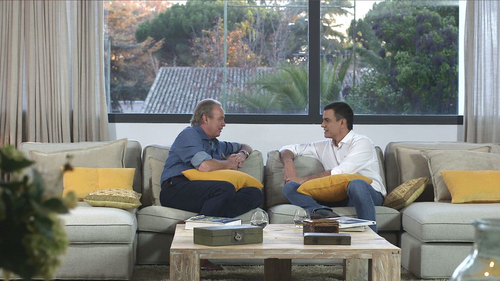Pedro Sánchez y Bertín Osborne en 'En la tuya o en la mía'