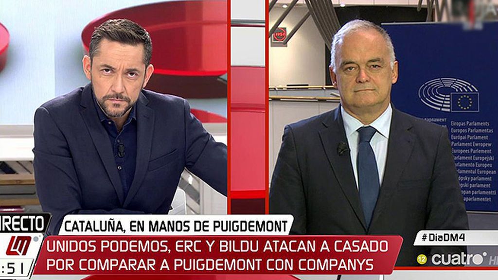 González Pons: "Con humildad le ruego a Puigdemont que no nos ponga delante del abismo"