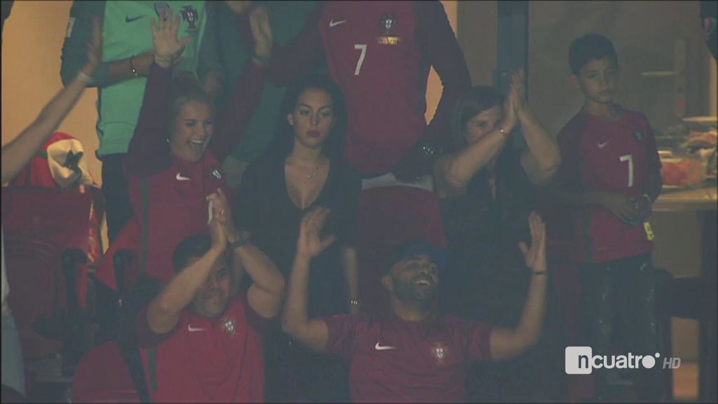 Así celebró Georgina y la familia de Cristiano el pase de Portugal al Mundial de Rusia