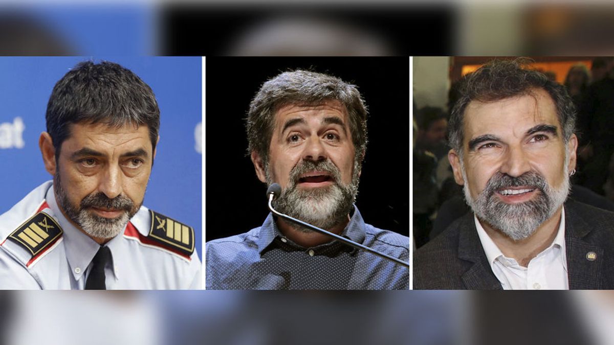 Trapero, Sànchez y Cuixart, citados el lunes en la AN por delito de sedición