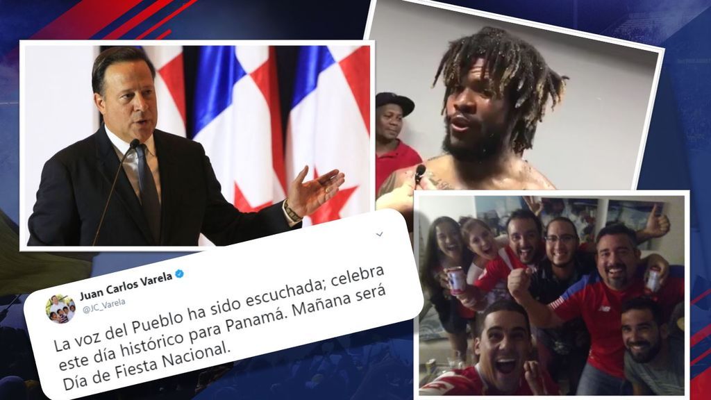 Panamá, por primera vez al Mundial... ¡y el presidente del país decreta Día de Fiesta Nacional!
