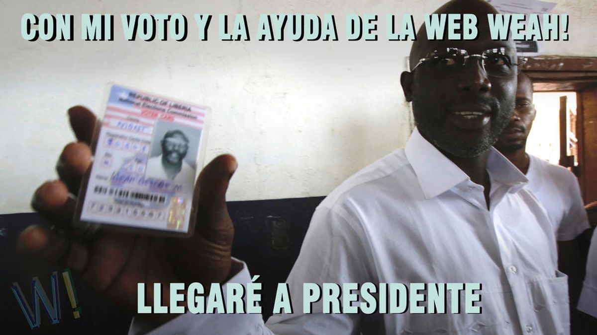 Weah, nuevo presidente de Liberia (el ex jugador, no nuestra web)