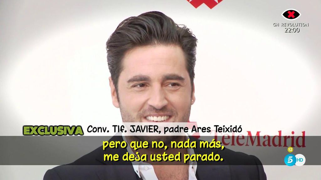 Javier, padre de Ares Teixidó: "No me consta que mi hija y Bustamante tengan una relación"