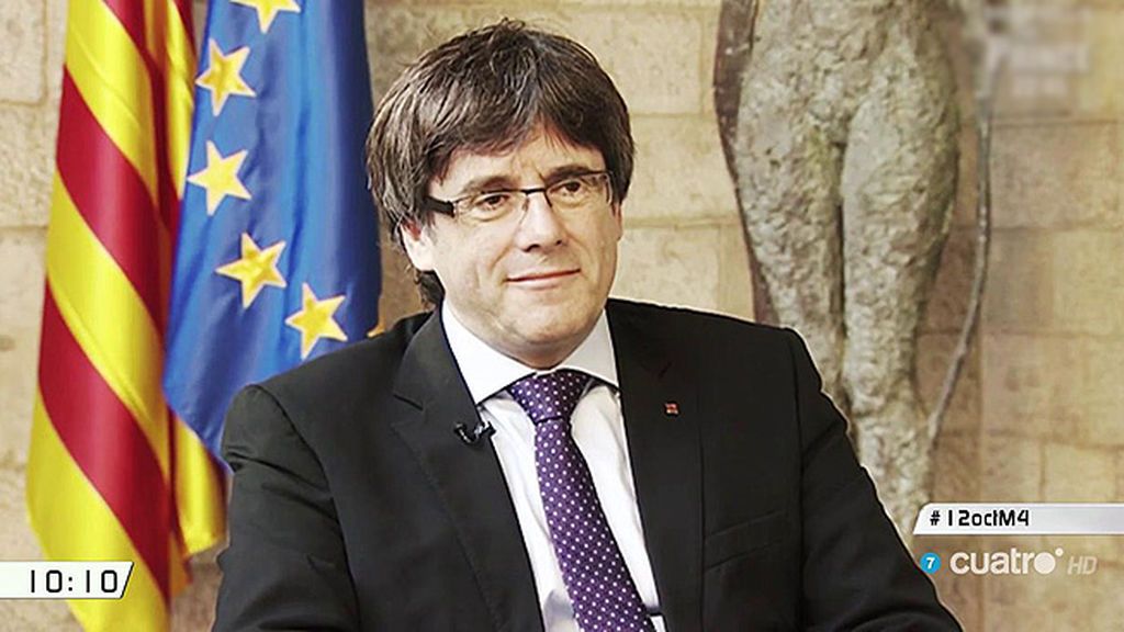 Puigdemont afirma en CNN que está dispuesto a dialogar con Rajoy sin condiciones previas