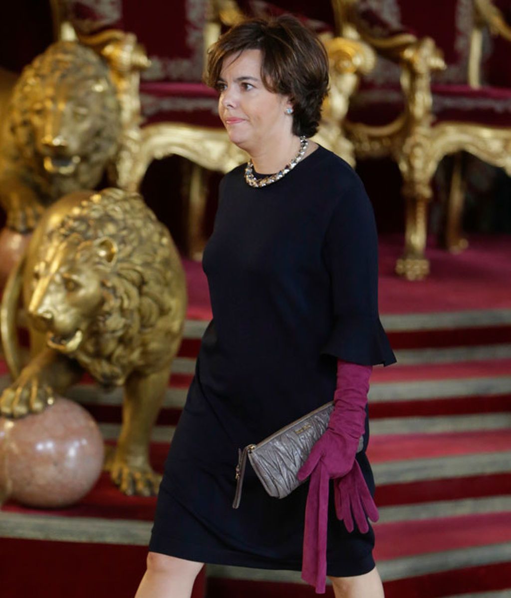 Soraya, sobria y con notas de color