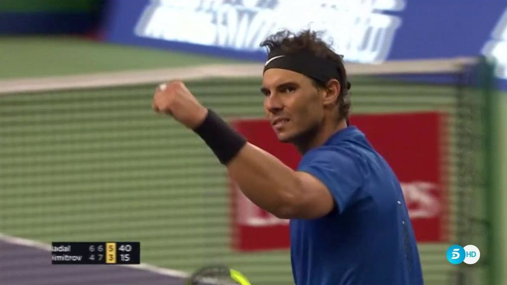Nadal sigue con paso firme en Shanghai tras ganar a Dimitrov