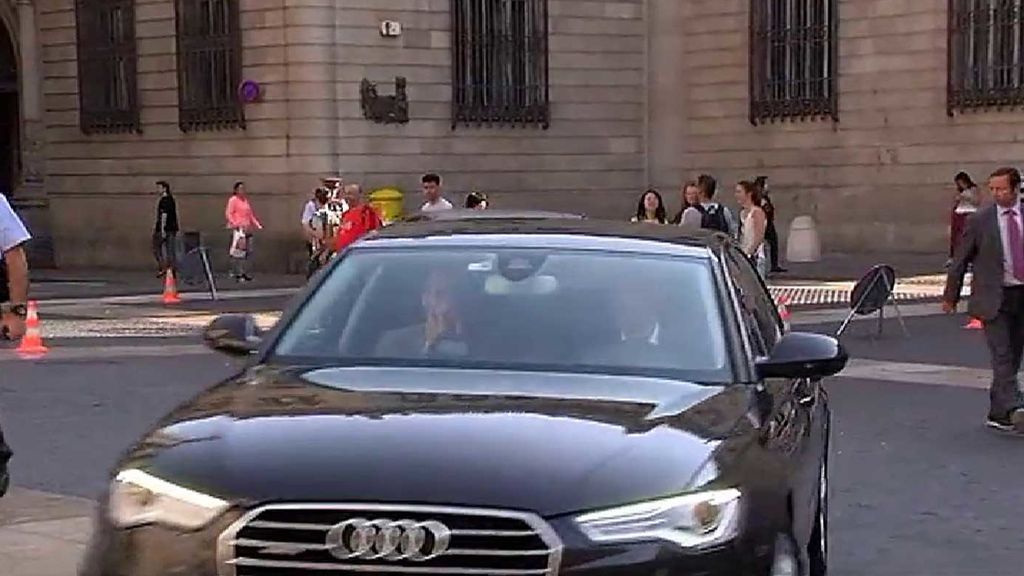 Primera imagen de Puigdemont desde que Rajoy le envió el requerimiento