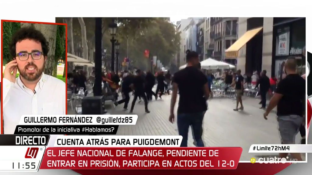 El impulsor de ‘¿Hablamos?’: “Las imágenes de ayer de Barcelona son muy tristes”