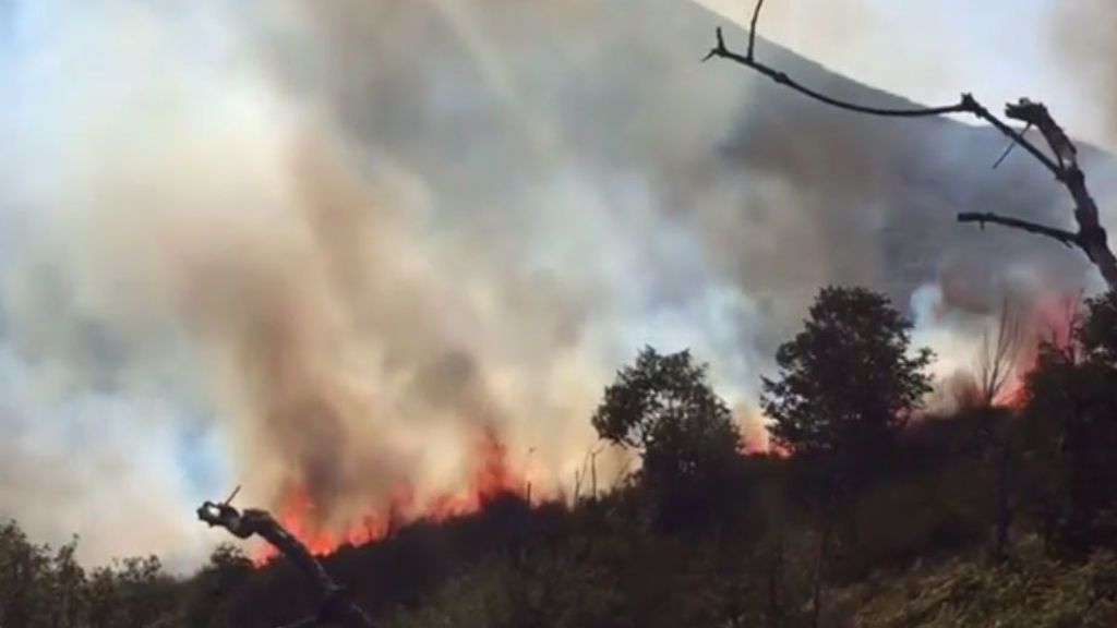 Galicia, cercada por las llamas: Más de 1.800 hectáreas quemadas