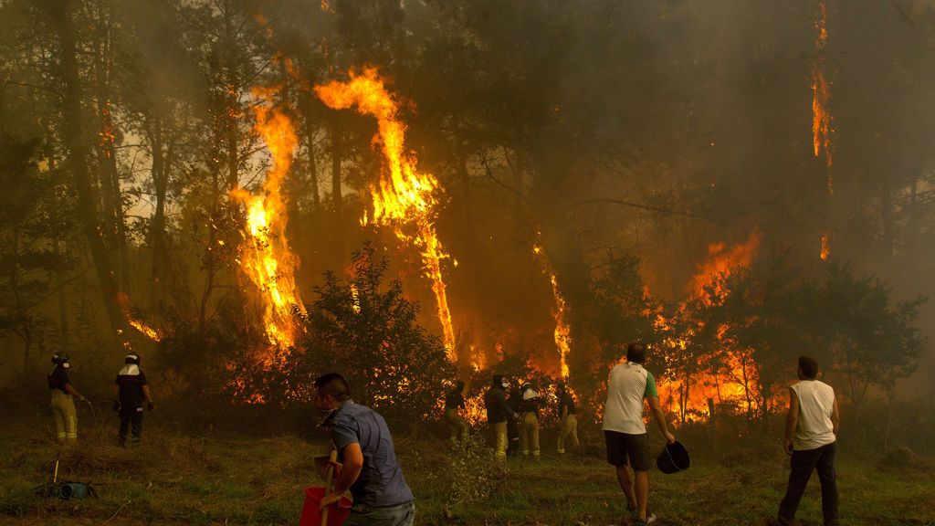 Lucha desigual contra el fuego: la desesperación de los vecinos por el descontrol de las llamas