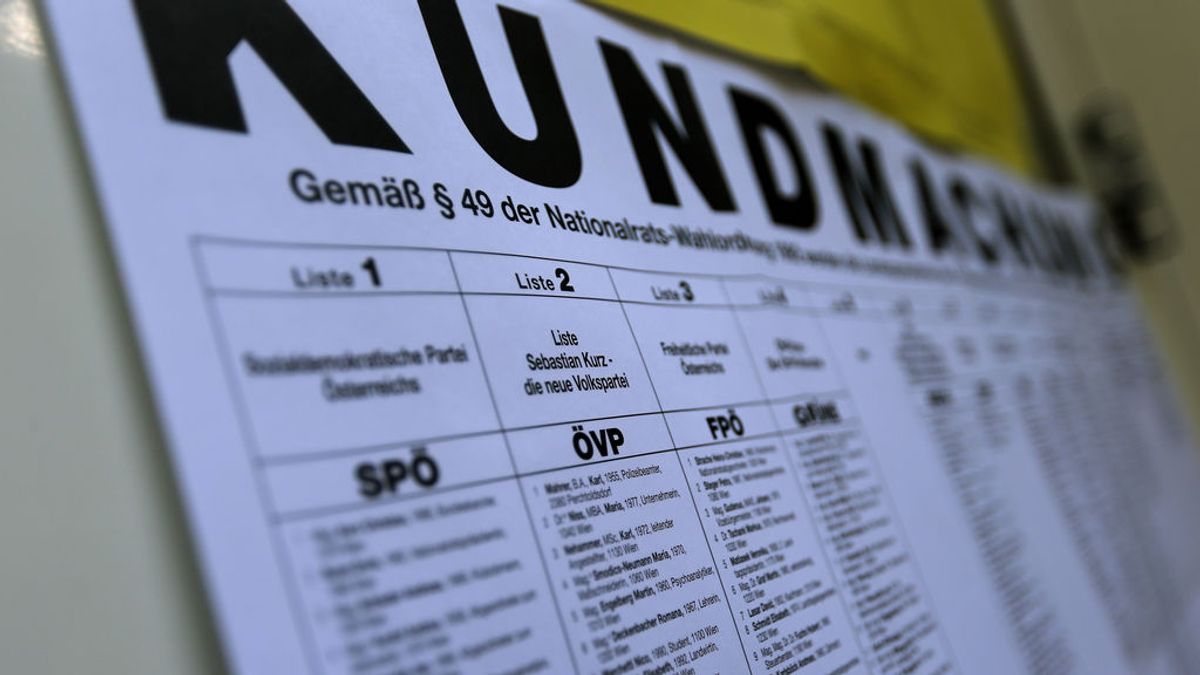 Papeleta.Elecciones Austria