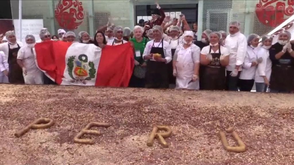 La barra de chocolate con frutos secos más grande del mundo está en Perú