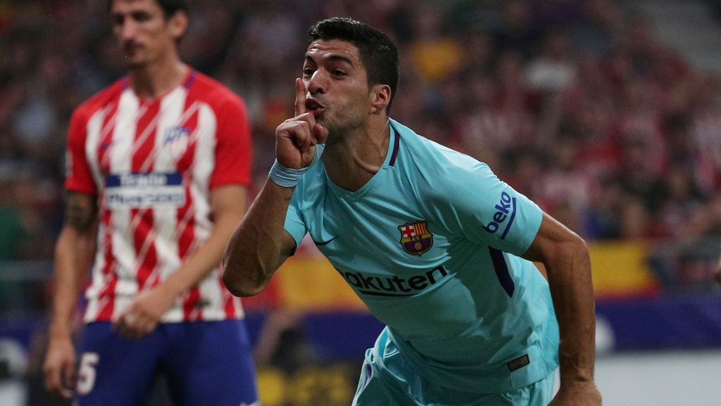 Luis Suárez manda callar al Metropolitano
