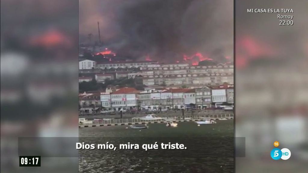 Una noite longa de horror: así llegó el fuego a varias poblaciones de Galicia